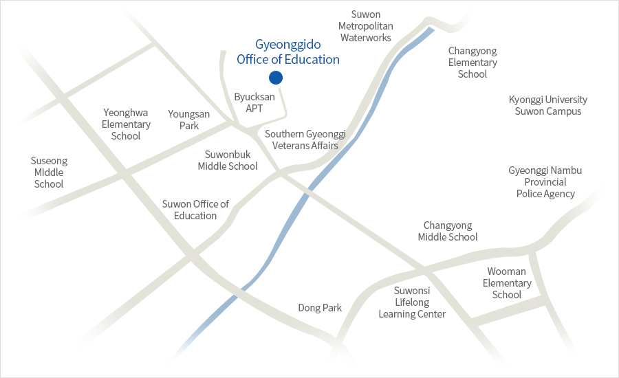 GYEONGGIDO OFFICE OF EDUCATION MAP