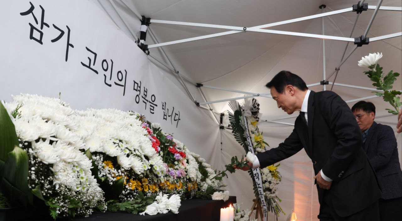 故 이혜경 조리사 분향소 헌화1 이미지