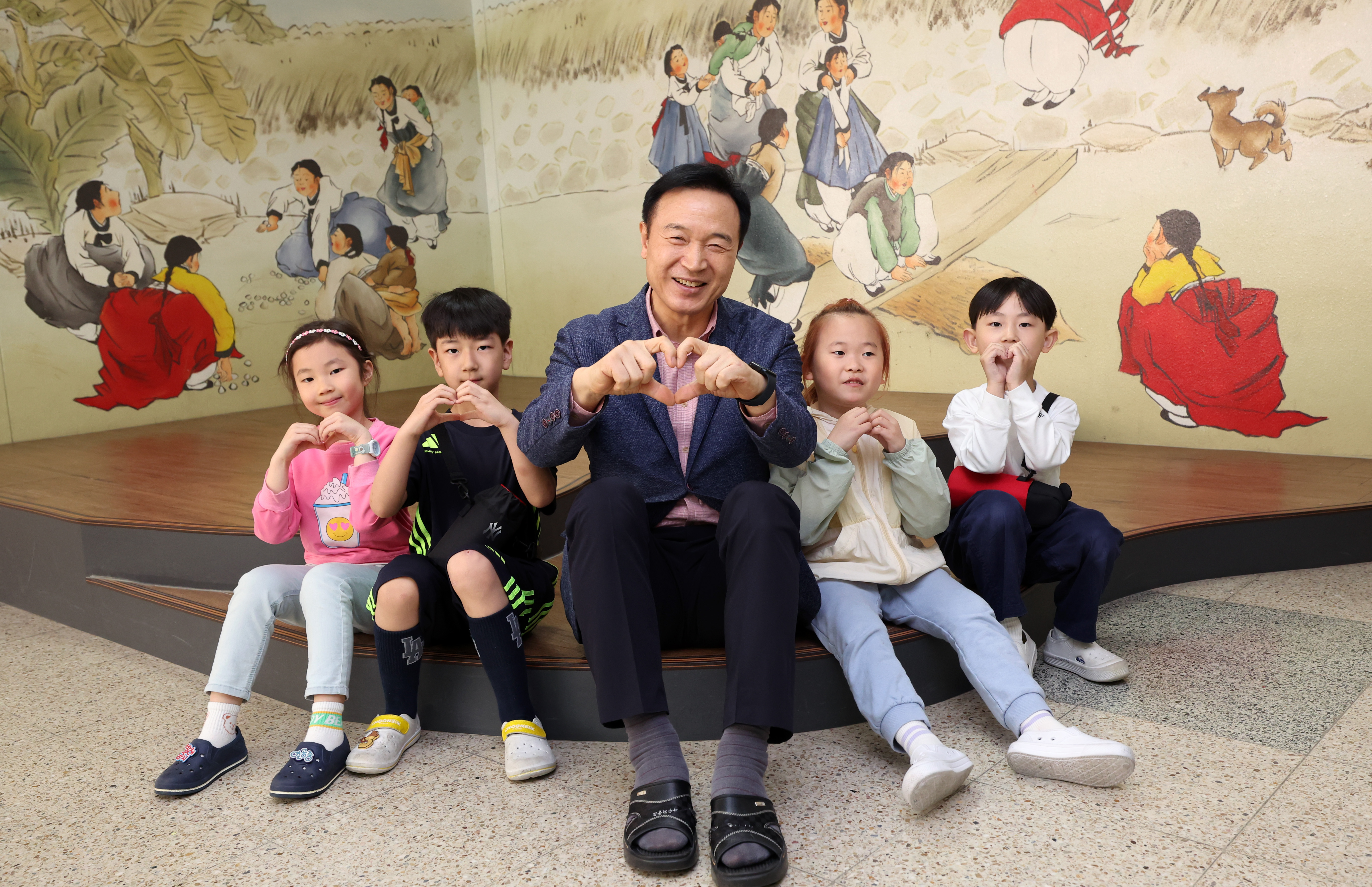 자율선택급식 파주 와동초등학교 방문3 이미지