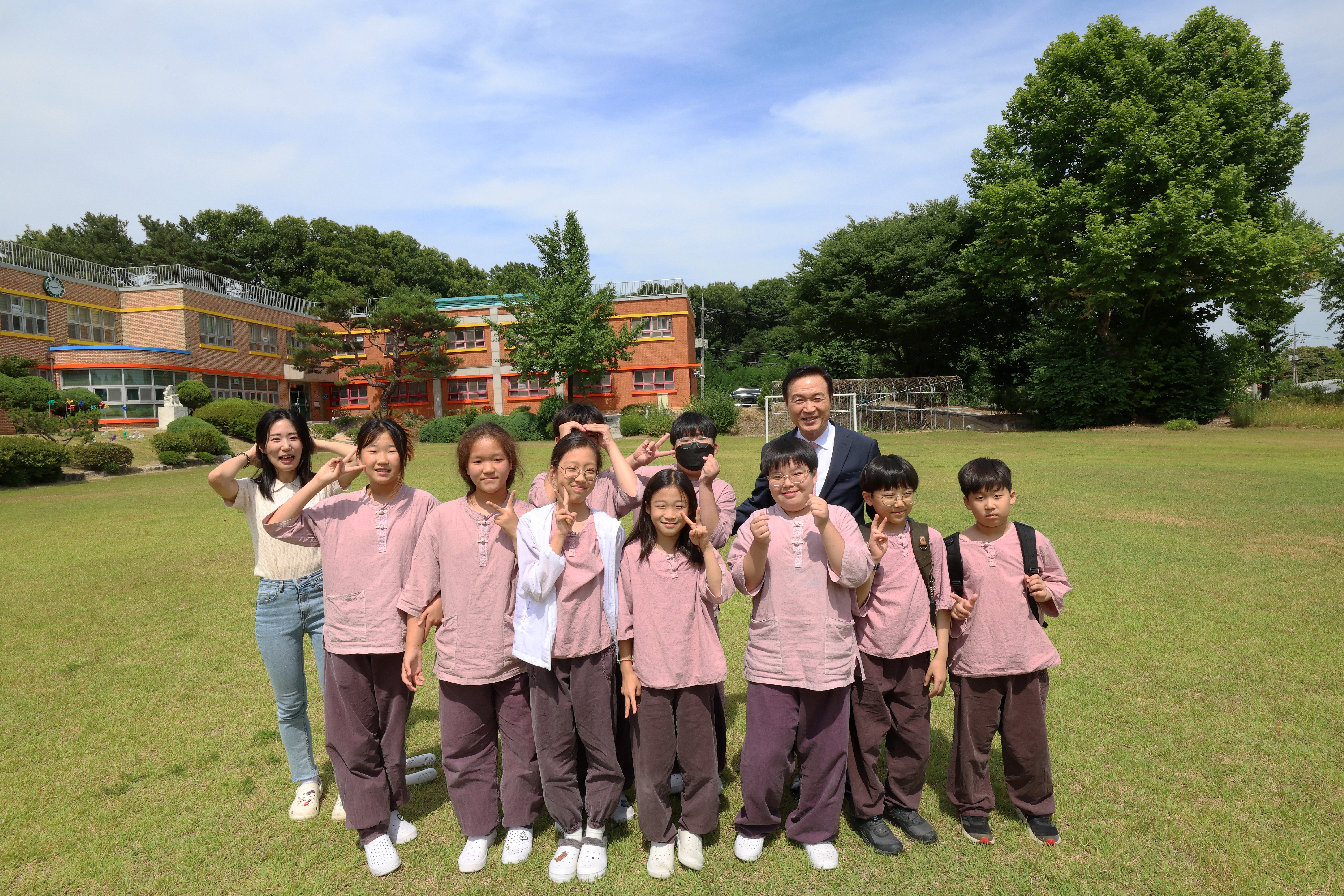 용인 장평초 학교 방문2 이미지