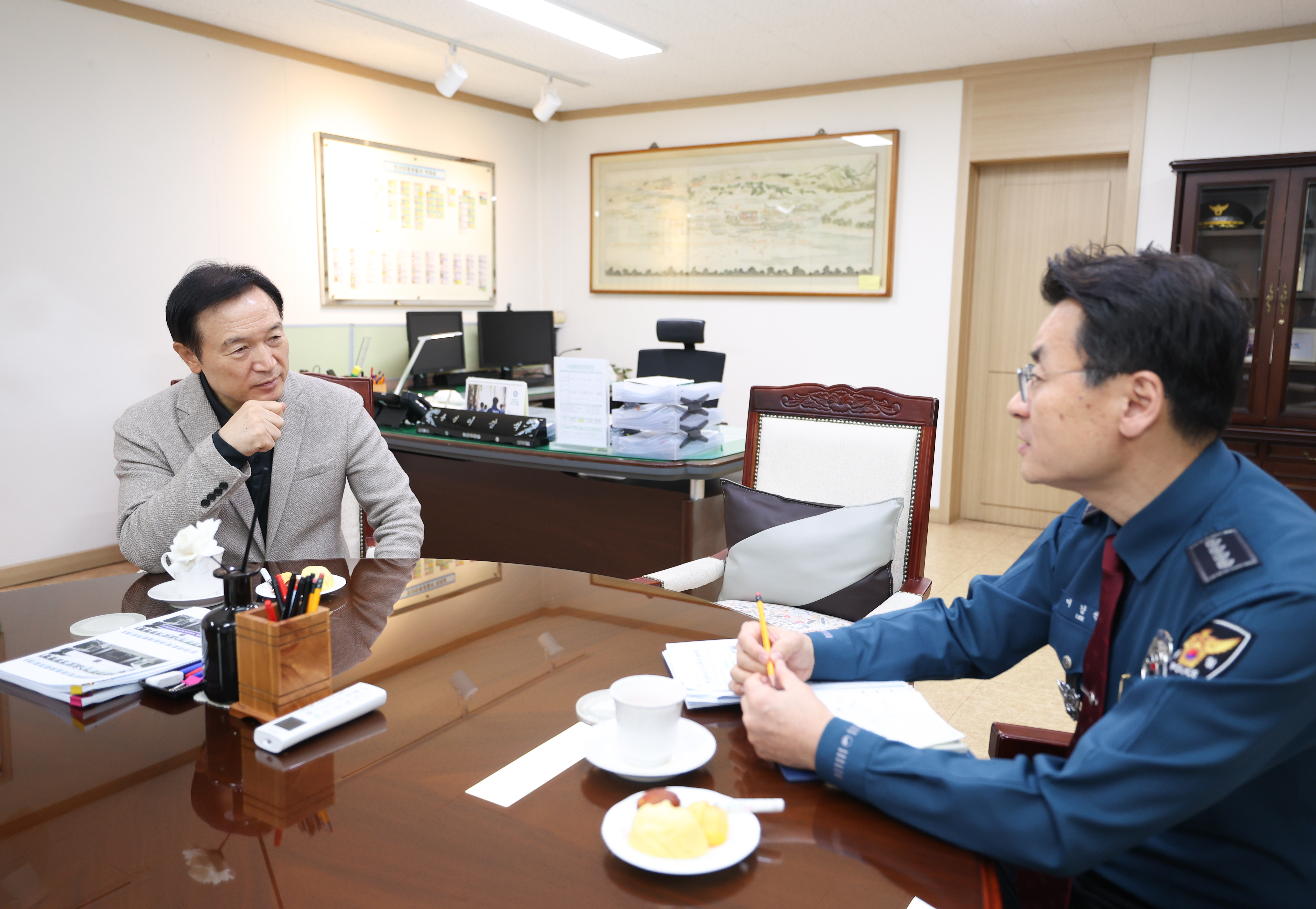 안산 단원경찰서 방문1 이미지