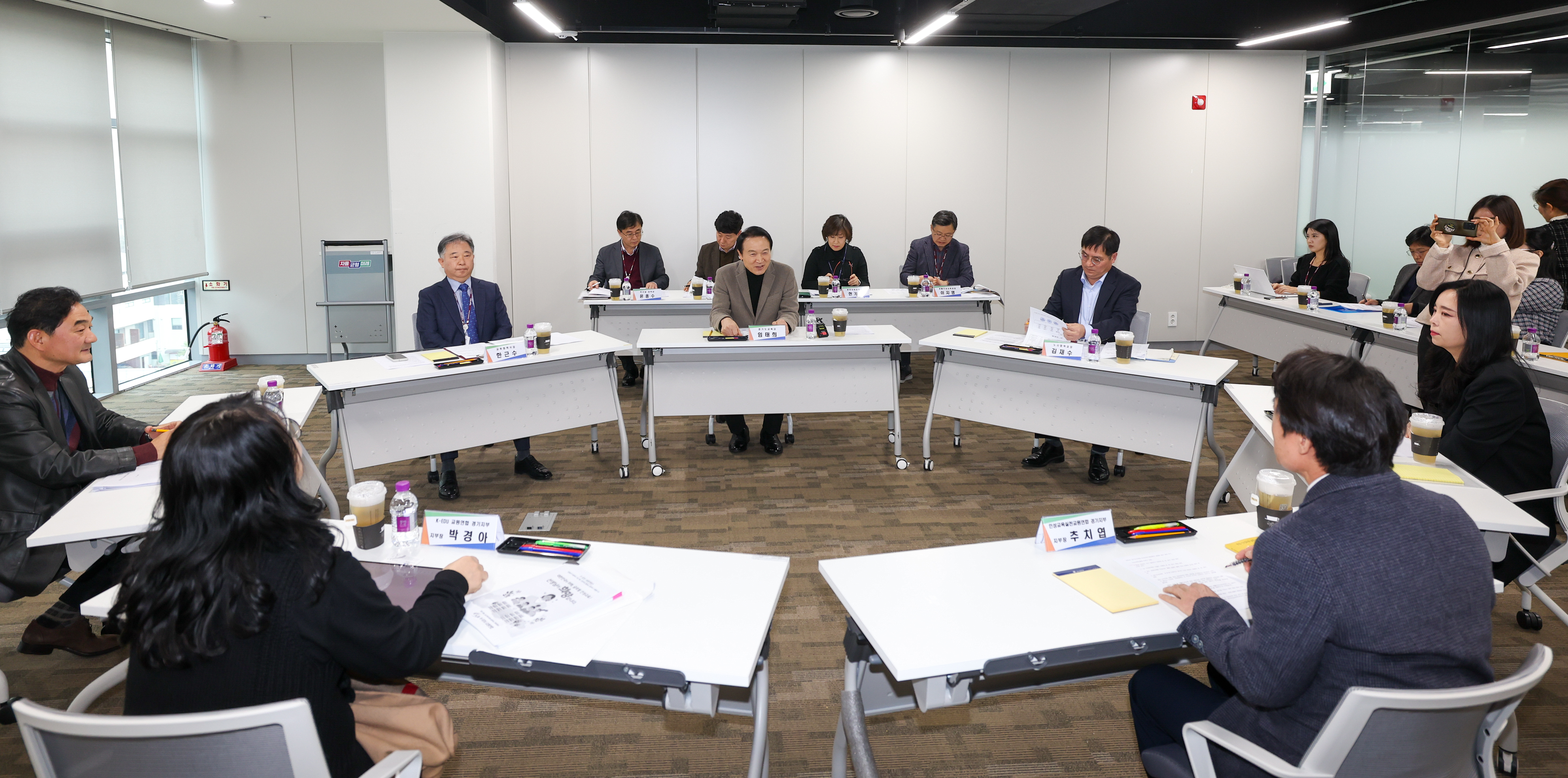 교원노조 간담회1 이미지