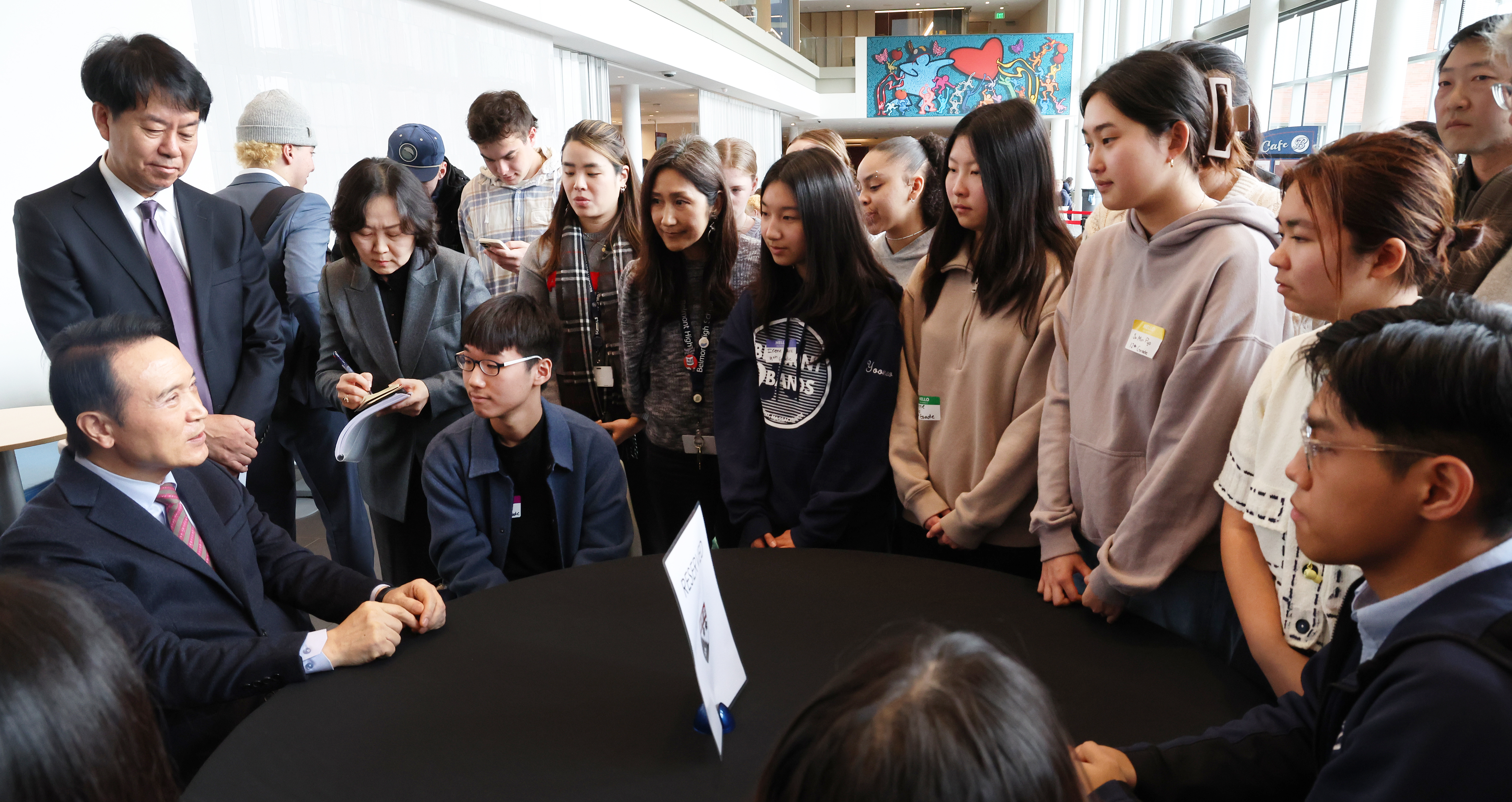 미국 매사추세츠주 벨몬트 고등학교 방문2 이미지