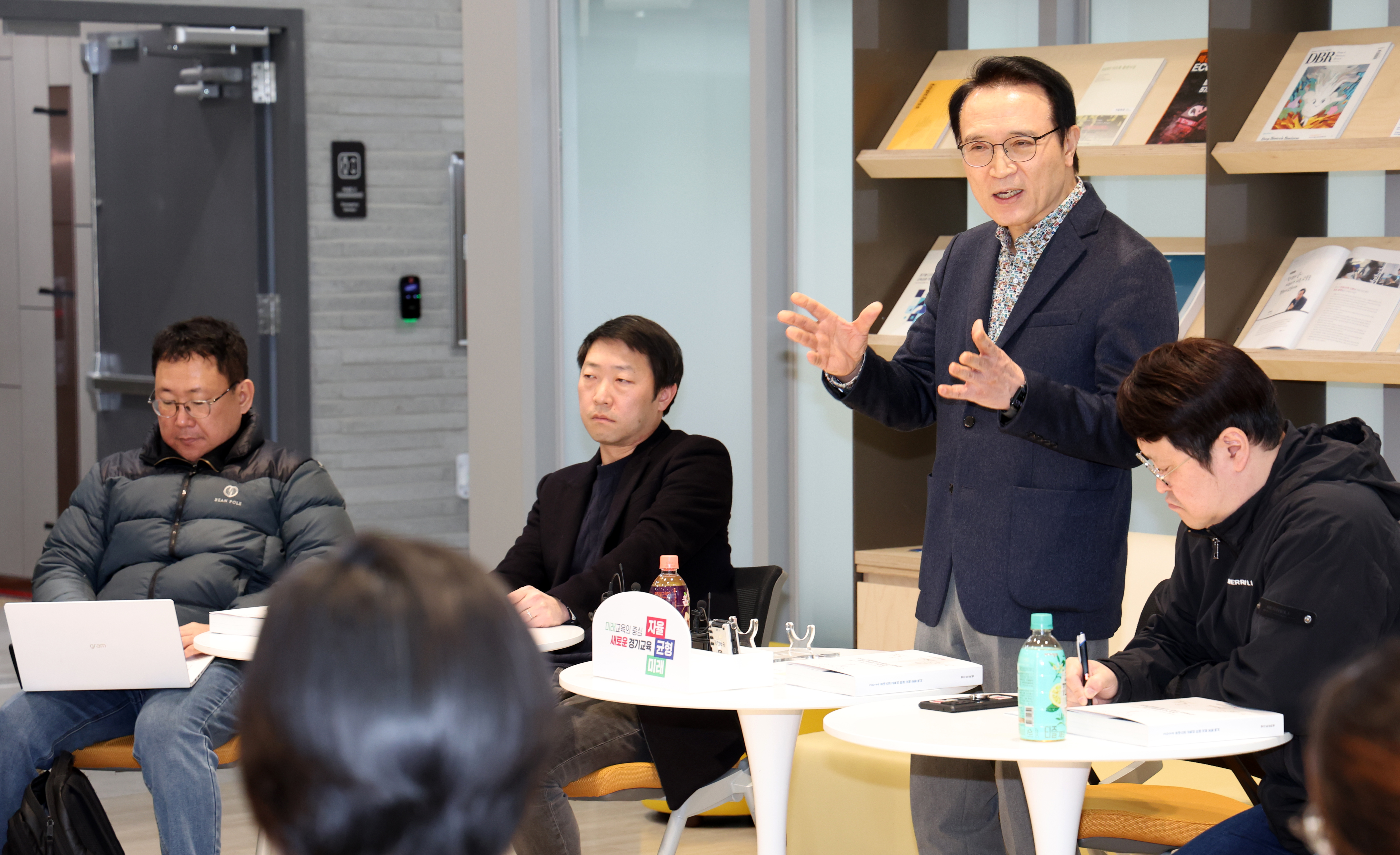 하버드대 강연 등 미국 출장 성과 출입 기자 간담회1 이미지