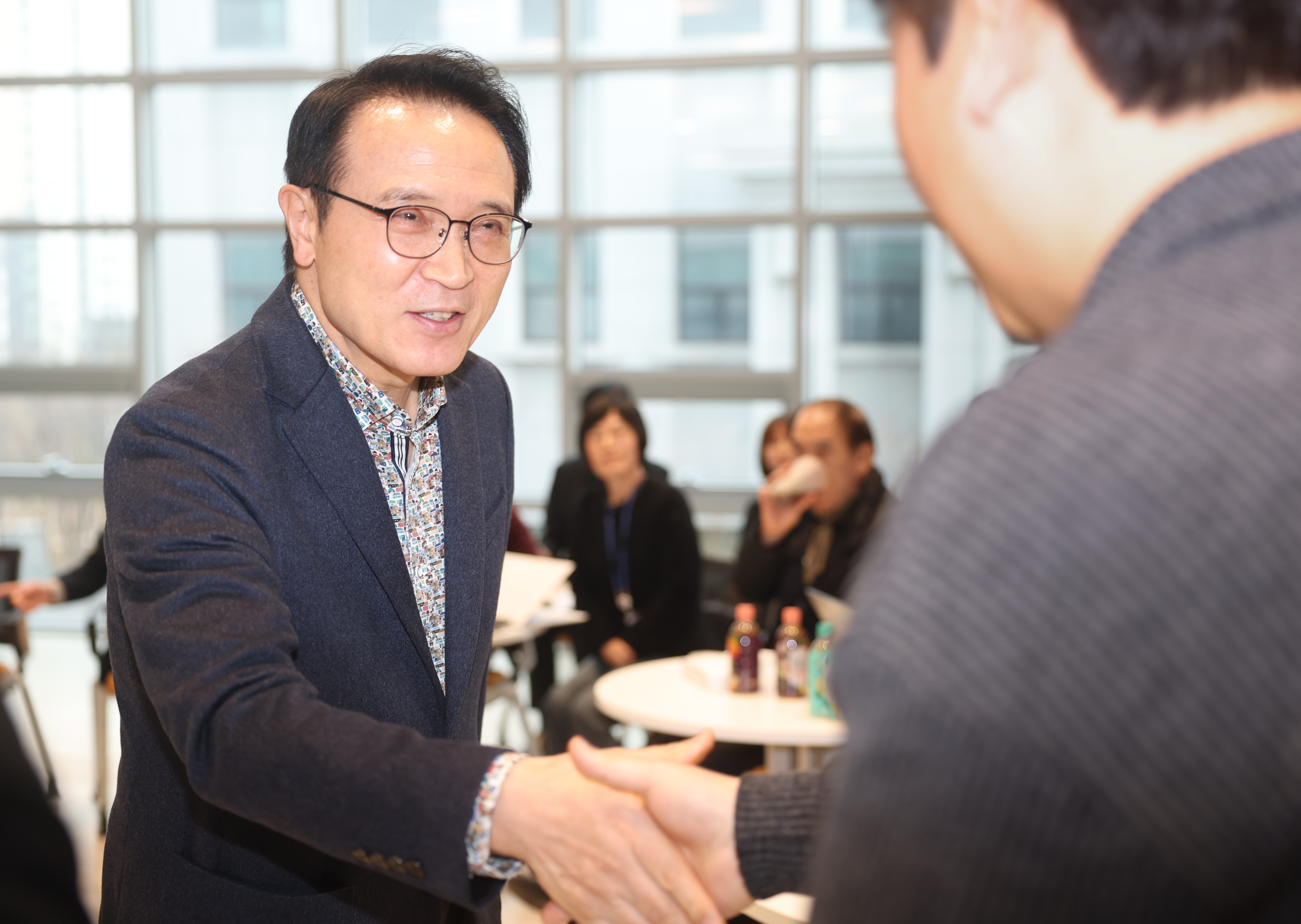 하버드대 강연 등 미국 출장 성과 출입 기자 간담회3 이미지