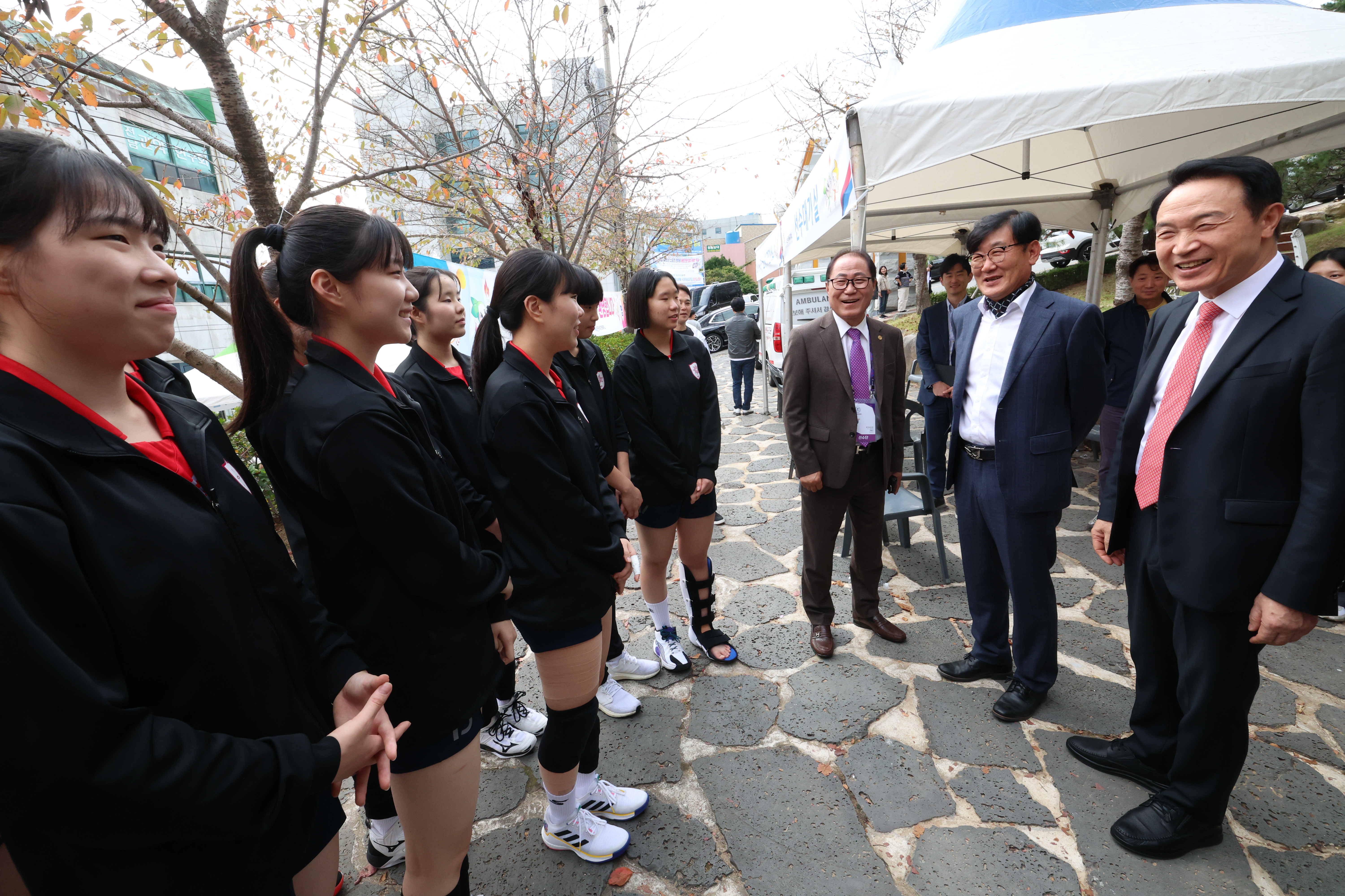 전국체전 학생 격려1 이미지